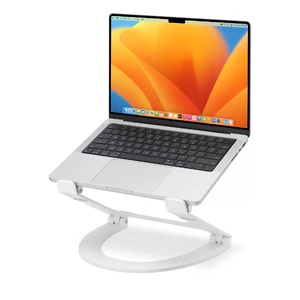 Алюминиевая портативная подставка Twelve South Curve Flex White для ноутбука | MacBook с регулировкой высоты и угла наклона, подходит для 10"-17"
