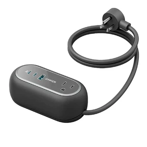 Сетевой удлинитель Anker 615 USB Power Strip GaNPrime 65W для iPhone | MacBook | AirPods + EU адаптер