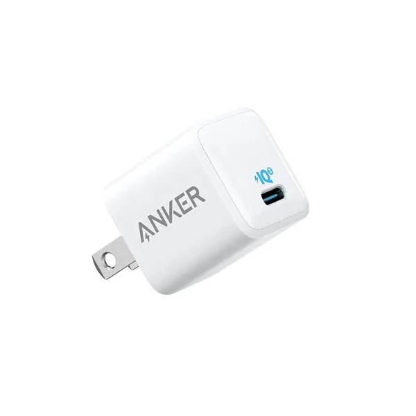 Швидкий зарядний пристрій Anker Nano Charger 20W PD 3.0 USB-C для iPhone | iPad + EU адаптер