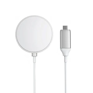 Бездротова магнітна зарядка Anker Qi Charging Pad MagSafe для iPhone 15 | 14 | 13 | 12