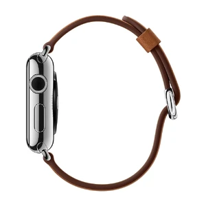 Ремешок Apple 41mm | 40mm | 38mm Saddle Brown Classic Buckle (MMH92) для Apple Watch - Фото 2