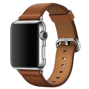 Ремешок Apple 41mm | 40mm | 38mm Saddle Brown Classic Buckle (MMH92) для Apple Watch - Фото 4