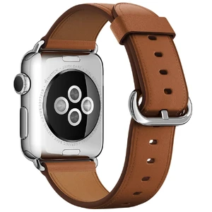 Ремешок Apple 41mm | 40mm | 38mm Saddle Brown Classic Buckle (MMH92) для Apple Watch MMH92 - Фото 1