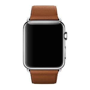 Ремешок Apple Ultra 49mm | 45mm | 44mm | 42mm Saddle Brown Classic Buckle (MMHE2) для Apple Watch - Фото 4