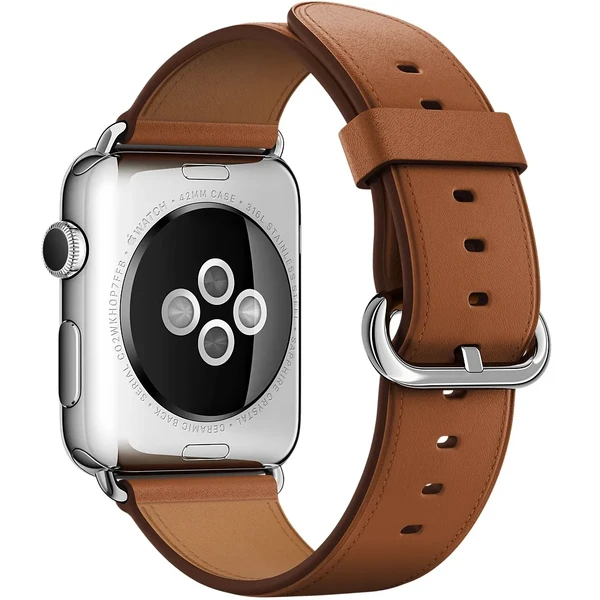 Ремінець Apple Ultra 49mm | 45mm | 44mm | 42mm Saddle Brown Classic Buckle (MMHE2) для Apple Watch