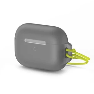 Силіконовий чохол для Apple AirPods Pro Baseus Let's go Jelly Lanyard (з ремінцем) Gray