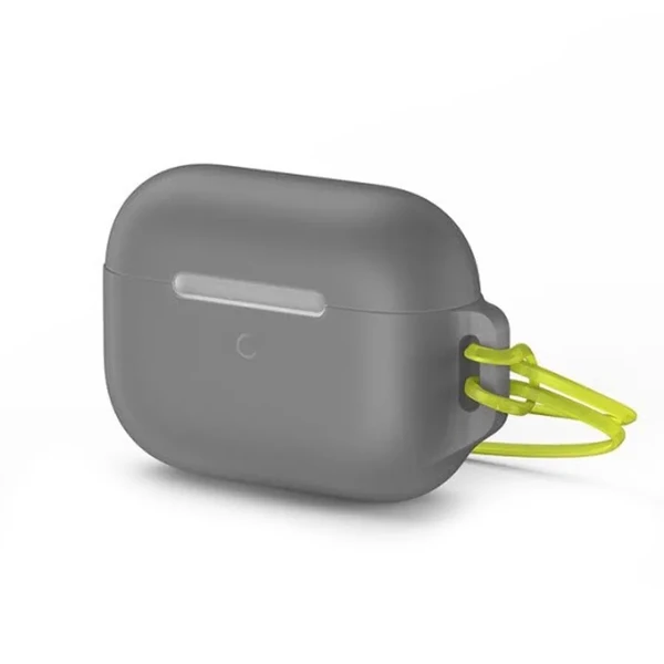 Силіконовий чохол для Apple AirPods Pro Baseus Let's go Jelly Lanyard (з ремінцем) Gray в Одесі