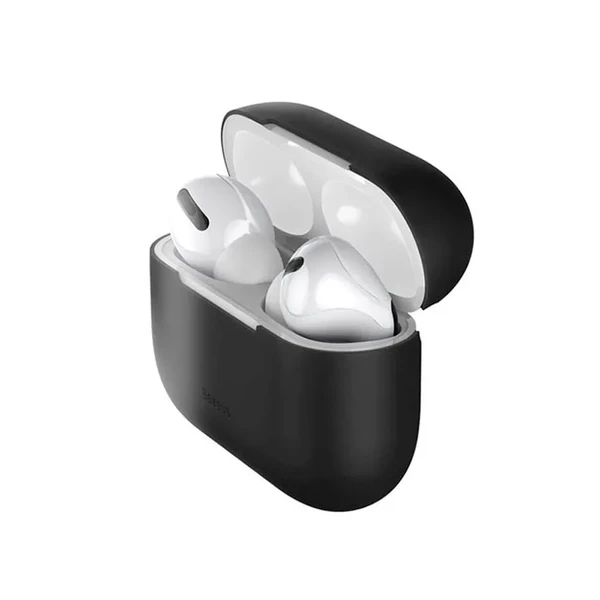 Силіконовий чохол для Apple AirPods Pro Baseus Super Thin Silica Gel Black в Одесі