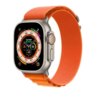 Ремешок Apple Alpine Loop Orange для Apple Watch Ultra Ultra 49mm | 45mm | 44mm | 42mm Размер L (MQE13) MQE13 - Фото 1