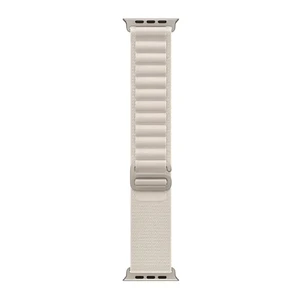 Ремешок Apple Alpine Loop Starlight для Apple Watch Ultra Ultra 49mm | 45mm | 44mm | 42mm Размер L (MQE73) - Фото 3