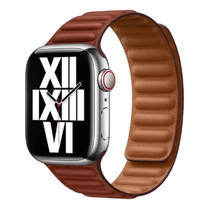 Ремешок Apple Umber Leather Link (MP853) для Apple Watch Ultra 49mm | 45mm | 44mm | 42mm Размер S/M MP853 - Фото 1