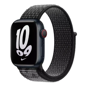 Ремешок Apple Black/Summit White Nike Sport Loop (MPHW3) для Apple Watch 41mm | 40mm | 38mm MPHW3 - Фото 1