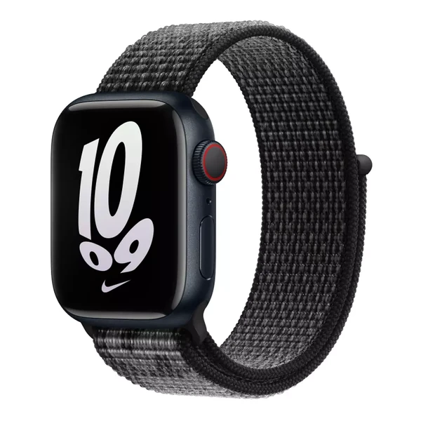 Ремешок Apple Black/Summit White Nike Sport Loop (MPHW3) для Apple Watch 41mm | 40mm | 38mm в Тернополе