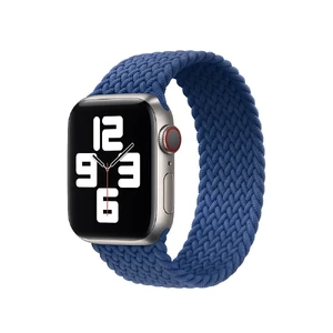 Плетений монобраслет Apple Braided Solo Loop Atlantic Blue для Apple Watch 40mm SE | 6 | 5 | 4 (MY6Y2) Розмір 4 MY6Y2 - Фото 1
