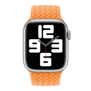 Ремінець Apple Braided Solo Loop Bright Orange (MQYJ3) для Apple Watch Ultra 49mm | 45mm | 44mm | 42mm Розмір 8 - Фото 2