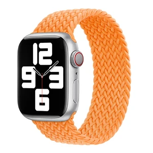 Ремешок Apple Braided Solo Loop Bright Orange (MQYJ3) для Apple Watch Ultra 49mm | 45mm | 44mm | 42mm Размер 9 MQYJ3 - Фото 1