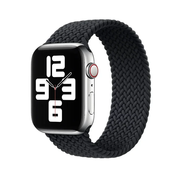 Плетеный монобраслет Apple Braided Solo Loop Charcoal для Apple Watch Ultra 49mm | 45mm | 44mm | 42mm (MY8N2) Размер 6