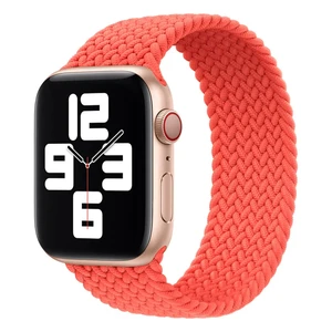 Плетений монобраслет Apple Braided Solo Loop Electric Orange для Apple Watch Ultra 49mm | 45mm | 44mm | 42mm (MJK03) Розмір 11 MJK03 - Фото 1