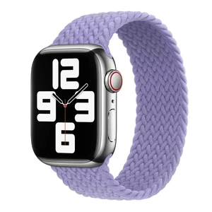 Плетеный монобраслет Apple Braided Solo Loop English Lavender (ML4F3) для Apple Watch 41mm | 40mm | 38mm Размер 5 ML4F3 - Фото 1