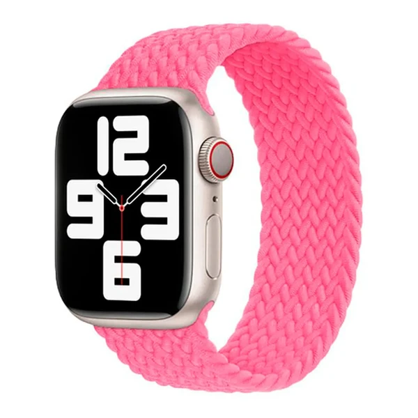 Плетеный монобраслет Apple Braided Solo Loop Flamingo (MN0H3) для Apple Watch 41mm | 40mm | 38mm Размер 2 в Днепре