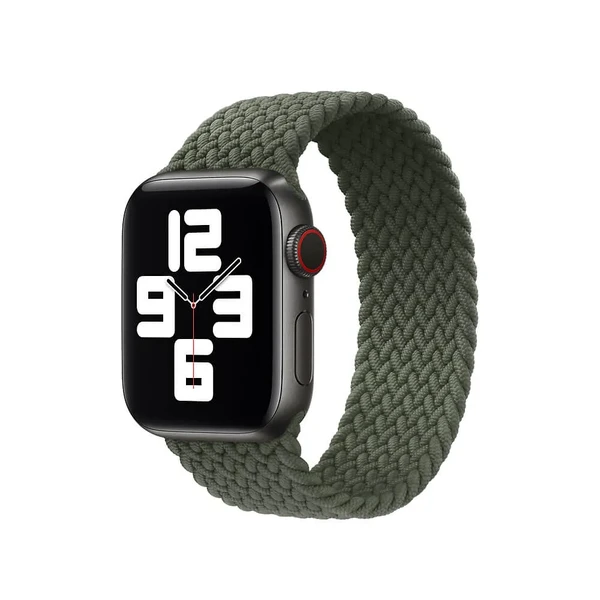 Плетеный монобраслет Apple Braided Solo Loop Inverness Green для Apple Watch 41mm | 40mm | 38mm (MY6R2) Размер 7
