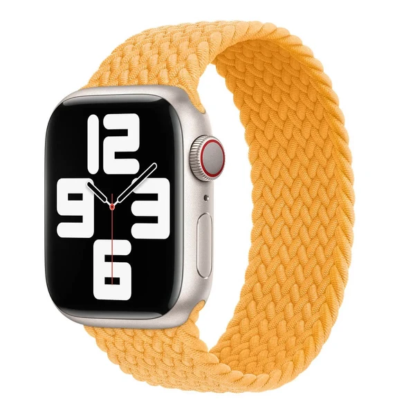 Плетений монобраслет Apple Braided Solo Loop Maize (ML3C3) для Apple Watch 41mm | 40mm | 38mm Розмір 2 у Дніпрі