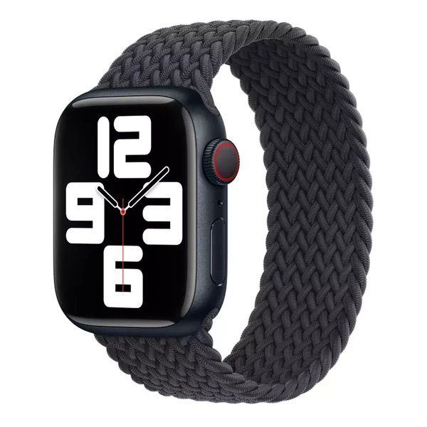 Ремінець Apple Braided Solo Loop Midnight (MPA63) для Apple Watch 41mm | 40мм | 38mm Розмір 5 у Тернополі