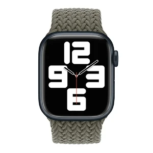 Ремешок Apple Braided Solo Loop Olive (MQXY3) для Apple Watch 41mm | 40mm | 38mm Размер 5 - Фото 2