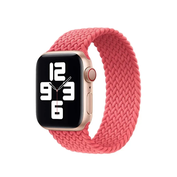 Плетеный монобраслет Apple Braided Solo Loop Pink Punch для Apple Watch 41mm | 40mm | 38mm (MY6F2) Размер 6 в Николаеве