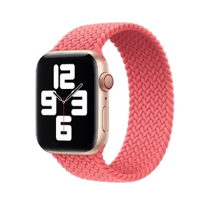 Плетеный монобраслет Apple Braided Solo Loop Pink Punch для Apple Watch Ultra 49mm | 45mm | 44mm | 42mm (MY7W2) Размер 9 MY7W2 - Фото 1