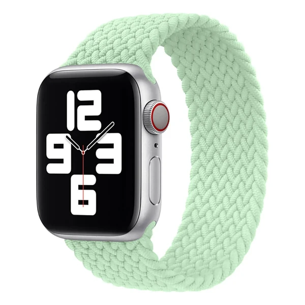 Плетеный монобраслет Apple Braided Solo Loop Pistachio для Apple Watch 41mm | 40mm | 38mm (MJJ43) Размер 8