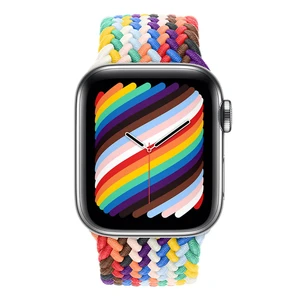 Плетеный монобраслет Apple Braided Solo Loop Pride Edition для Apple Watch 41mm | 40mm | 38mm (MJX63) Размер 7 - Фото 3