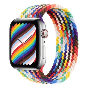 Плетеный монобраслет Apple Braided Solo Loop Pride Edition для Apple Watch Ultra 49mm | 45mm | 44mm | 42mm (MJXJ3) Размер 12 MJXJ3 - Фото 1