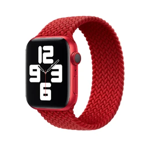 Плетений монобраслет Apple Braided Solo Loop (PRODUCT) Red для Apple Watch Ultra 49mm | 45mm | 44mm | 42mm (ML6U3) Розмір 5 ML6U3 - Фото 1