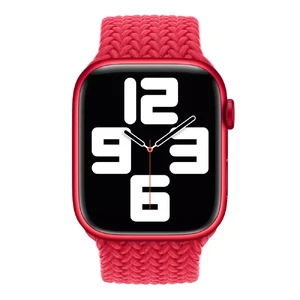 Ремінець Apple Braided Solo Loop (PRODUCT)RED (MP9K3) для Apple Watch 41mm | 40мм | 38mm Розмір 5 - Фото 2