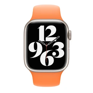 Ремінець Apple Bright Orange Sport Band (MR2R3) для Apple Watch Ultra 49mm | 45mm | 44mm | 42mm (M/L) - Фото 2