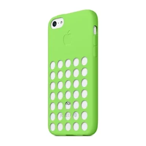 Cиликоновый чехол Apple Silicone Case Green (MF037) для iPhone 5C - Фото 2