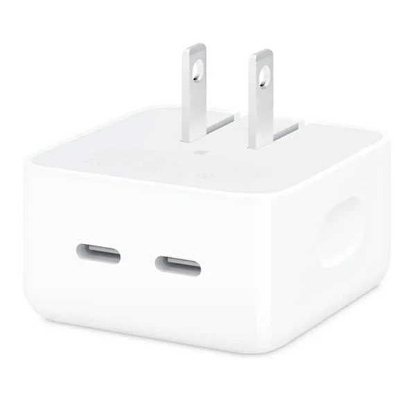 Компактний адаптер живлення Apple Dual USB-C Port 35W (MNWM) + EU адаптер