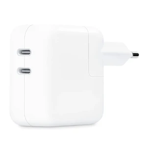 Зарядний пристрій Apple Dual USB-C Port Power Adapter 35W (MNWP3) EU MNWP3 - Фото 1