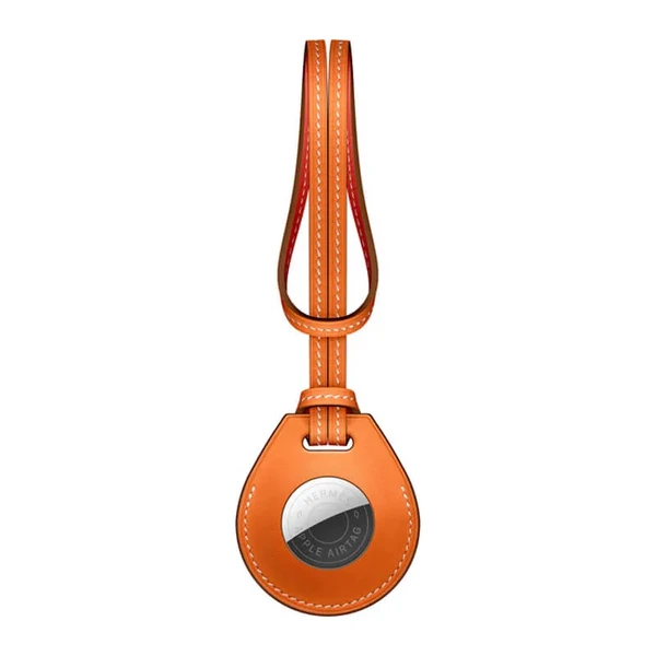 Чохол-петля Apple Hermès Bag Charm Orange (MX852) з AirTag у Вінниці