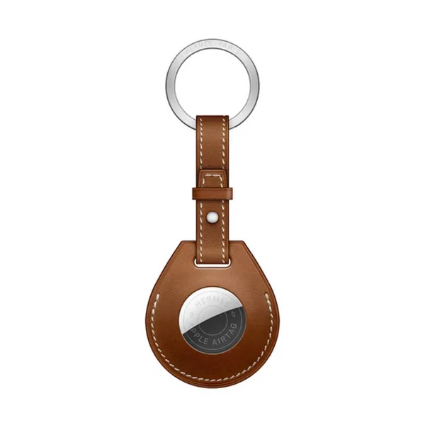 Брелок з кільцем Apple Hermès Key Ring Fauve (MX872) з AirTag у Вінниці