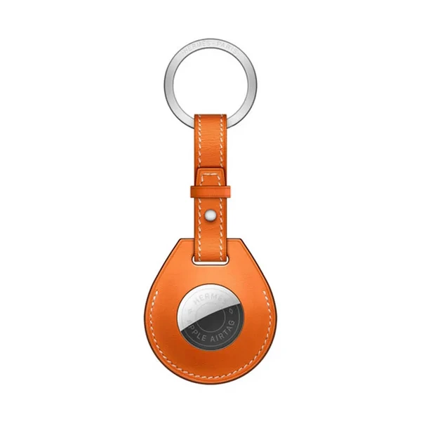 Брелок з кільцем Apple Hermès Key Ring Orange (MX882) з AirTag у Вінниці