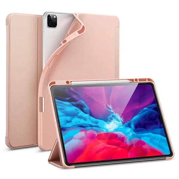 Чохол-книжка ESR Rebound Case Pencil Holder Rose Gold для Apple iPad Pro 12.9" (2020)