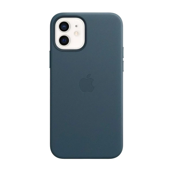 Шкіряний чохол Apple Leather Case with MagSafe Baltic Blue (MHKE3) для iPhone 12 | 12 Pro в Кривому Розі