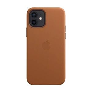 Шкіряний чохол Apple Leather Case with MagSafe Saddle Brown (MHK93) для iPhone 12 mini MHK63 - Фото 1