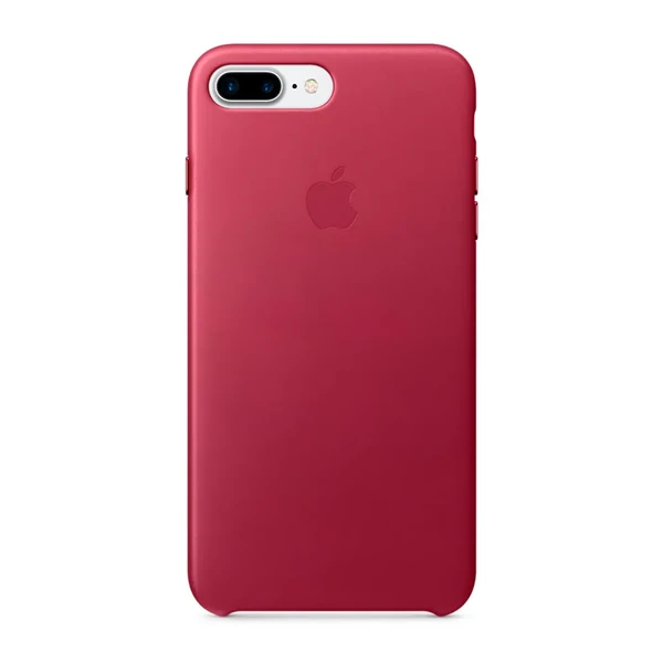 Кожаный чехол Apple Leather Case Berry (MPVU2) для iPhone 7 Plus | 8 Plus