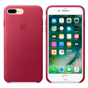 Кожаный чехол Apple Leather Case Berry (MPVU2) для iPhone 7 Plus | 8 Plus - Фото 5