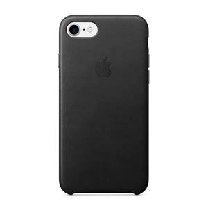 Кожаный чехол Apple Leather Case Black (MMY52) для iPhone SE 3 | SE 2 | 8 | 7