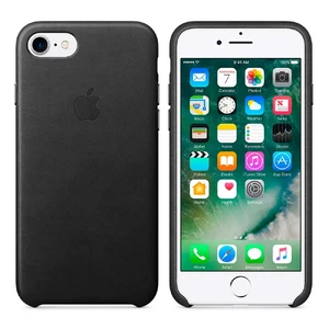 Шкіряний чохол Apple Leather Case Black (MMY52) для iPhone SE 3 | SE 2 | 8 | 7 - Фото 6