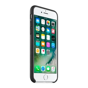 Шкіряний чохол Apple Leather Case Black (MMY52) для iPhone SE 3 | SE 2 | 8 | 7 - Фото 7